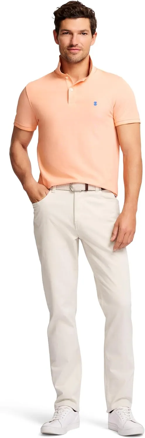 IZOD Men's Saltwater Stretch Twill 5 Pocket Straight Fit Chino Pant