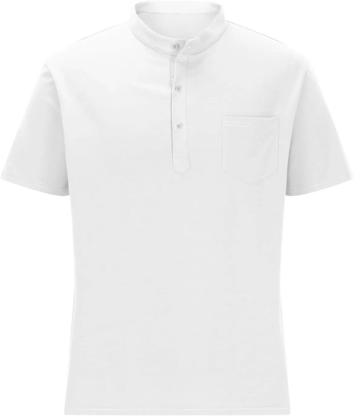Lastesso Mens T-Shirts Athletic Sports Summer Workout Shirts Button Down Helney Shirts with Pockets Lightweight T-Shirts