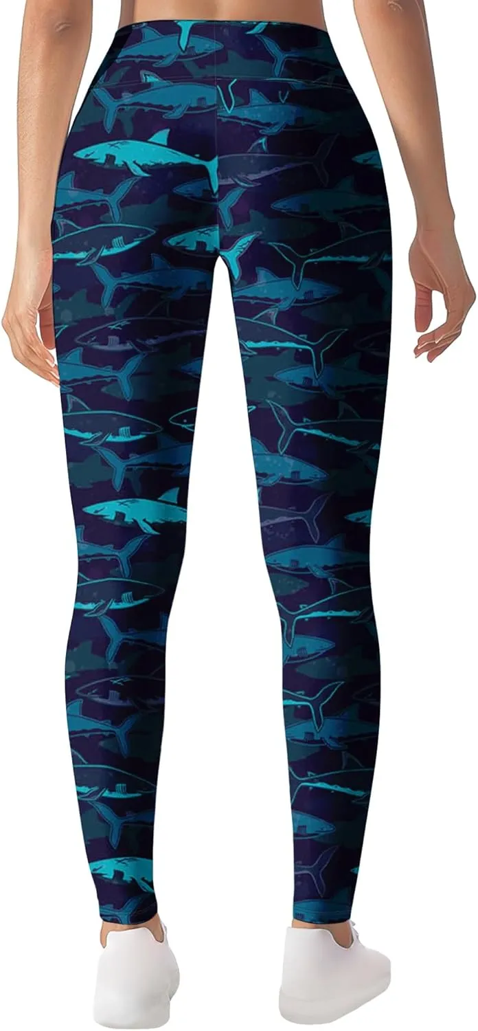 Leggings for Women Workout Funny Printed Gym Athletic Womens Yoga Pants High Waisted Activewear Legging Pants
