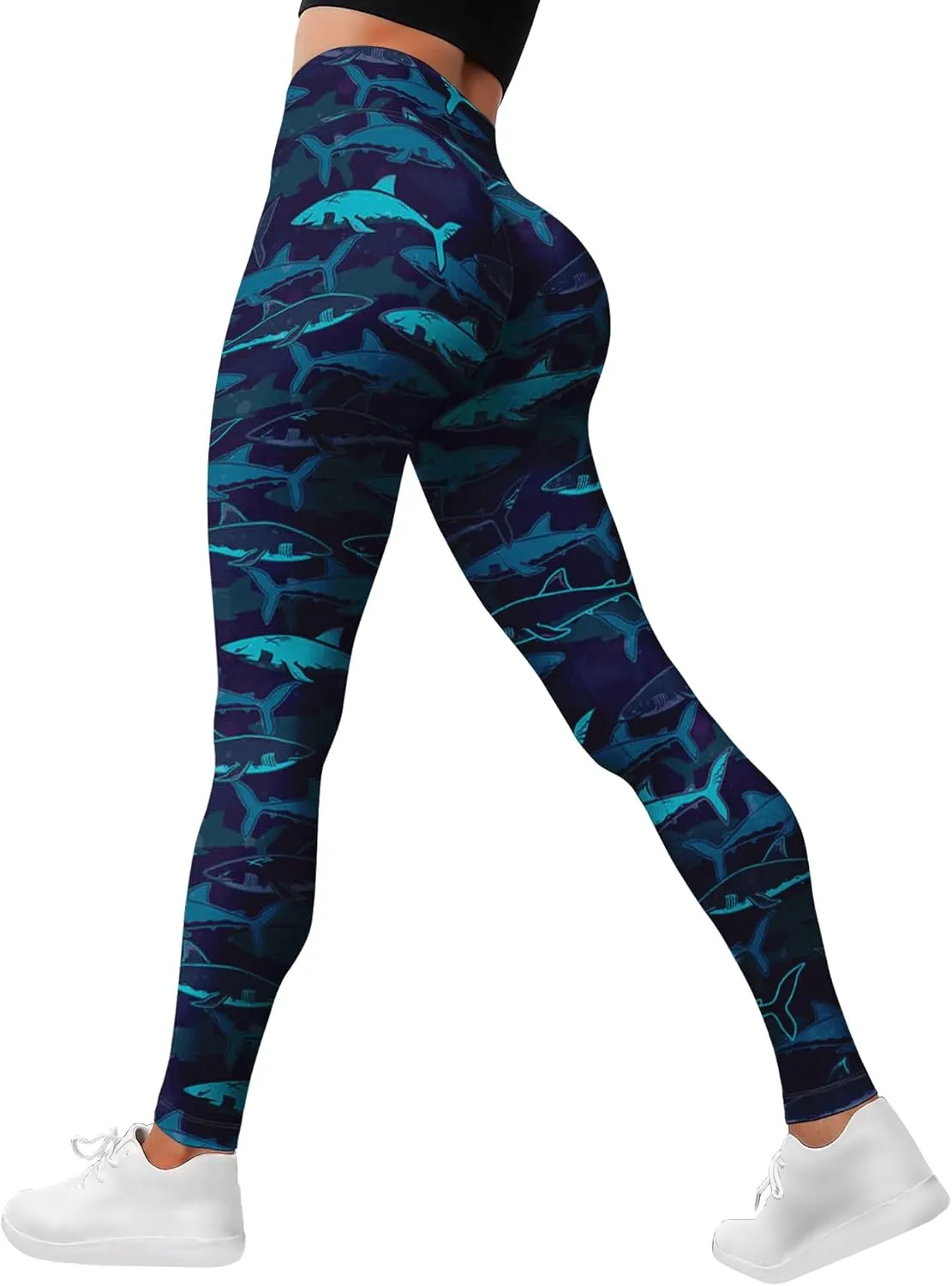 Leggings for Women Workout Funny Printed Gym Athletic Womens Yoga Pants High Waisted Activewear Legging Pants