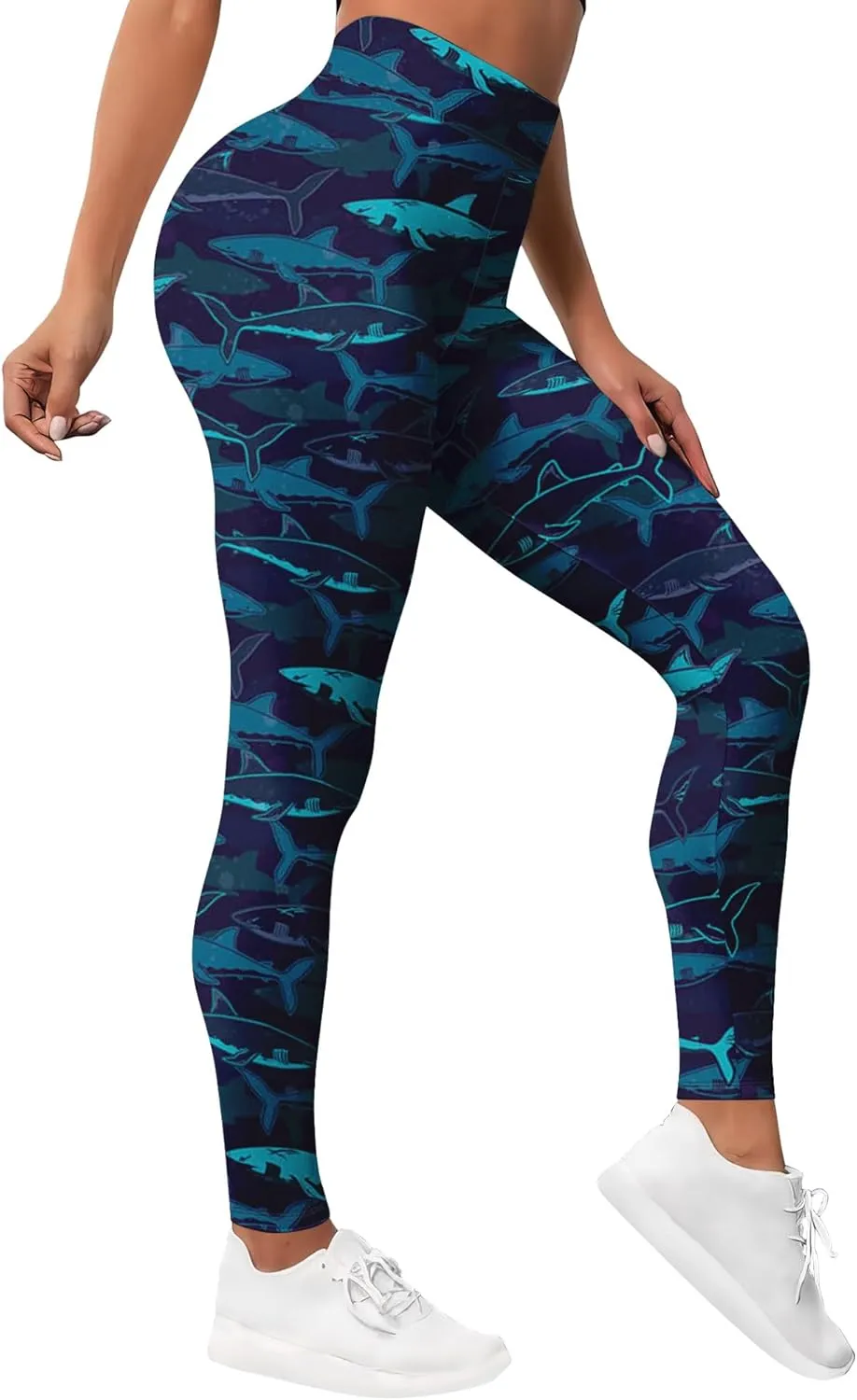 Leggings for Women Workout Funny Printed Gym Athletic Womens Yoga Pants High Waisted Activewear Legging Pants
