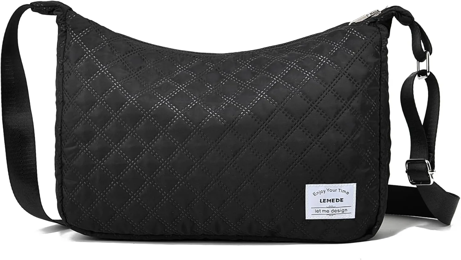 LEMEDE 30L Zip Grocery Bag - Wide Handheld to Reduce Shoulder Pressure,Personalized Minimalist Style Tote Bag,Gift for Women