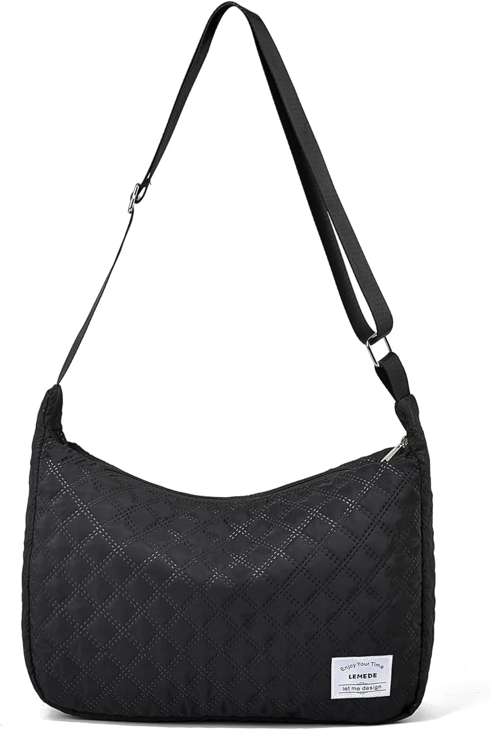 LEMEDE 30L Zip Grocery Bag - Wide Handheld to Reduce Shoulder Pressure,Personalized Minimalist Style Tote Bag,Gift for Women