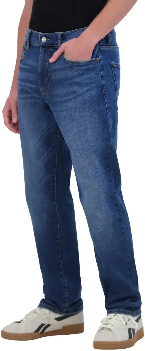 Lucky Brand 410 Athletic Straight Fit Jeans, High Rise, Stretch Denim, Machine Washable