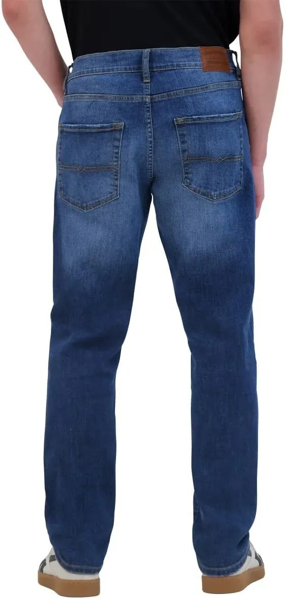 Lucky Brand 410 Athletic Straight Fit Jeans, High Rise, Stretch Denim, Machine Washable