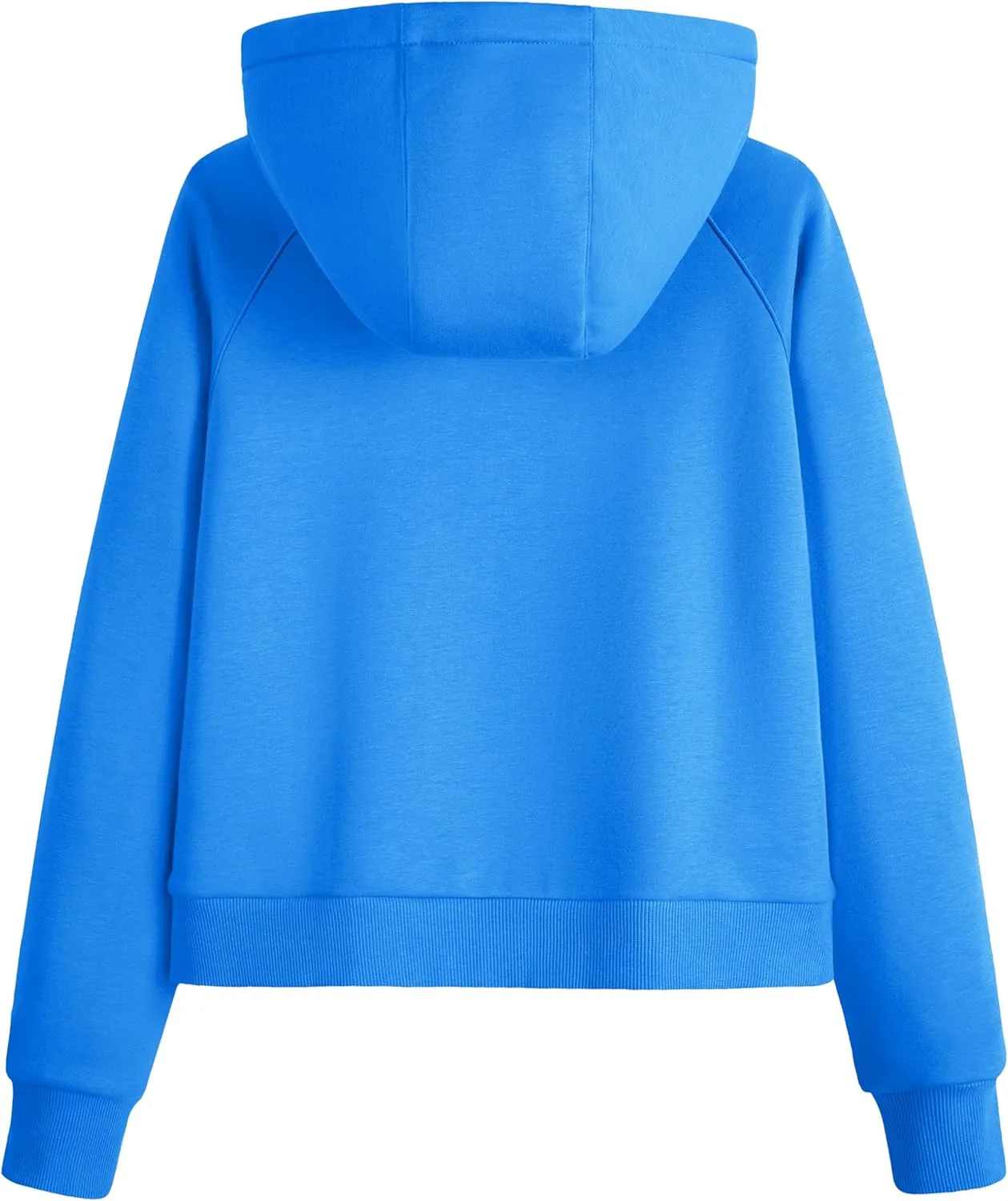 MAGCOMSEN Women's Half Zip Cropped Sweatshirts Fleece Lined Hoodie Quarter Zip Pullover Activewear Sweater with Pockets