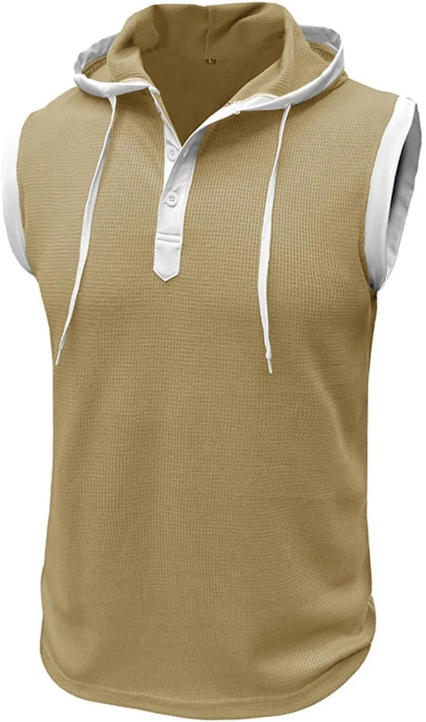 Men's Active Muscle Gym Tops Athletic Sleeveless Shirt Quick Dry Outdoor Bodybuilding Relaxed Fit Tees