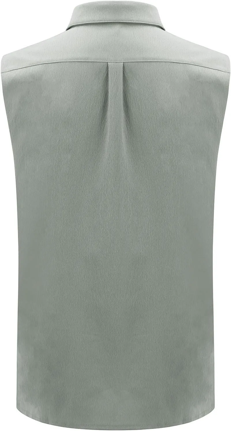 Mens Quick Dry Workout Tank Tops Relaxed Fit Muscle Gym Shirt Breathable Cool Running Athletic Tees