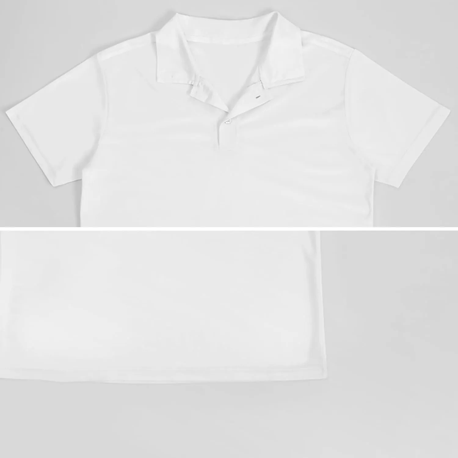 Men's Red White Shark Polo Shirts Short Sleeve Cool Golf Shirt Quick-Dry Activewear Polos