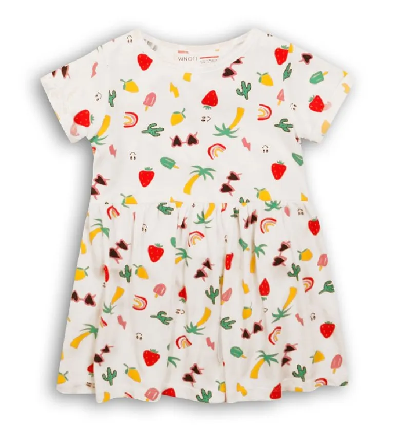 Minoti Summer Dress All Over Print (9mths-3yrs)