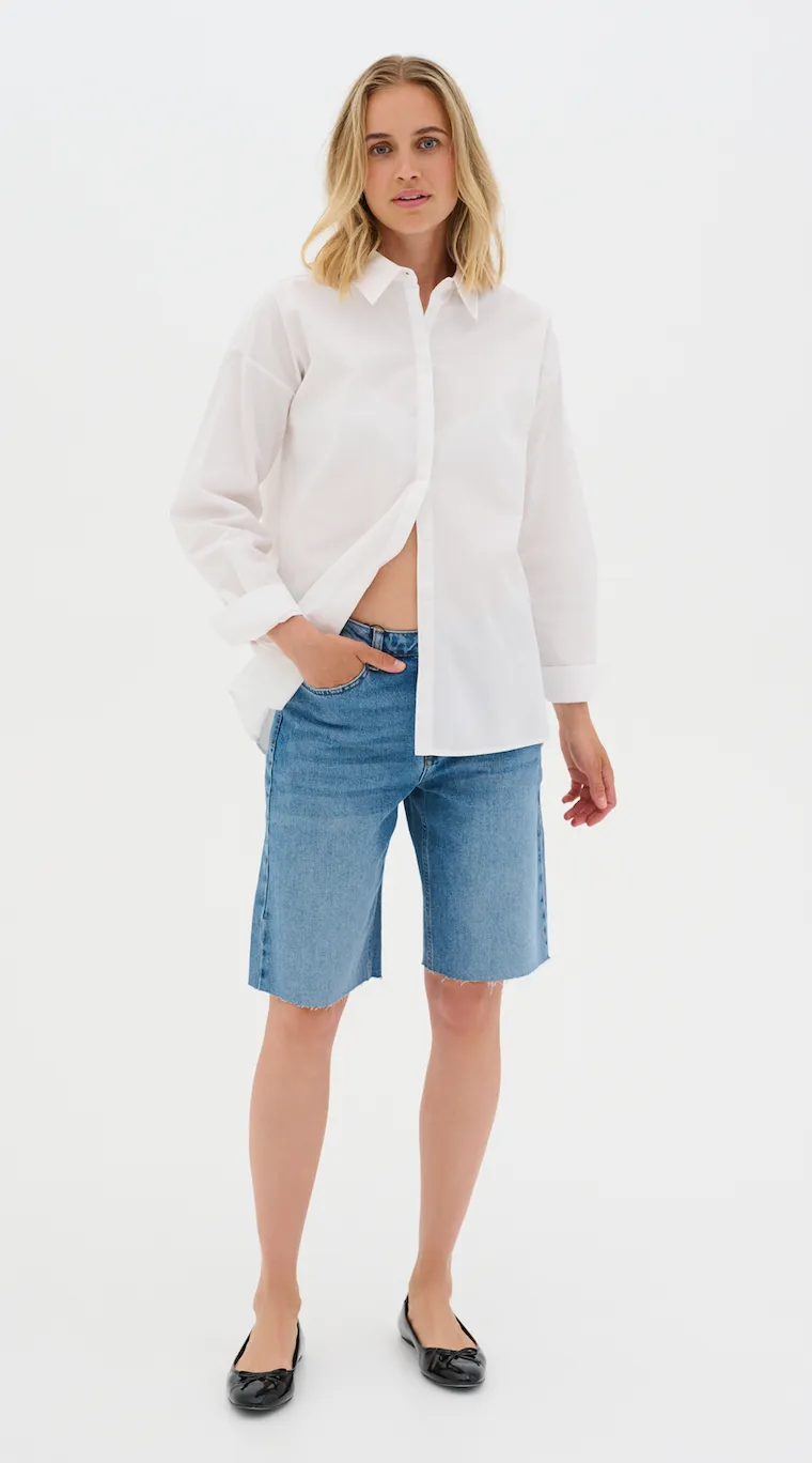 My Essential Wardrobe - Long shorts - Light blue - LouisMW 139