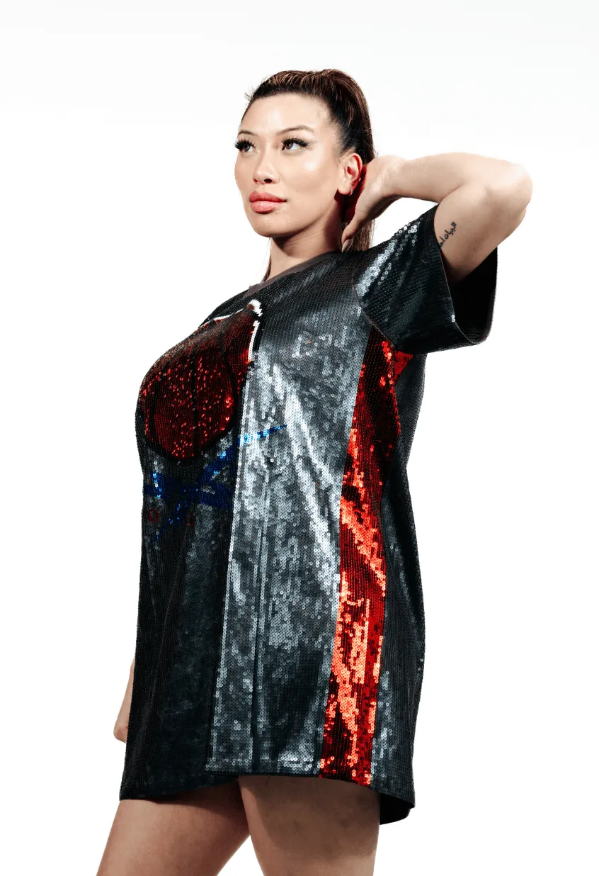 Oklahoma Basketball Sequin Dress