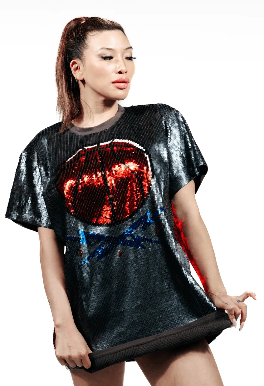 Oklahoma Basketball Sequin Dress