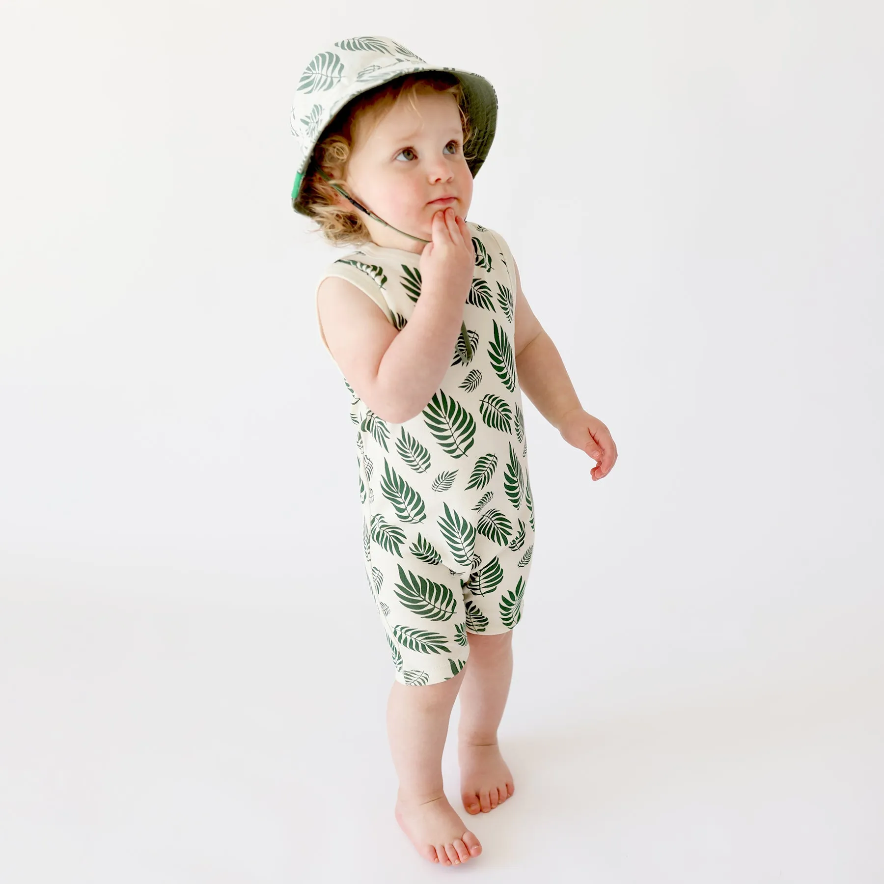 Organic Tank Rompers - Signature Prints