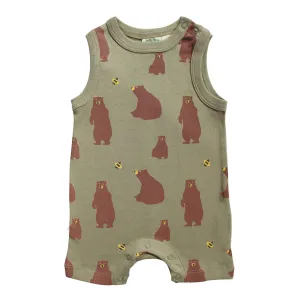Organic Tank Rompers - Signature Prints