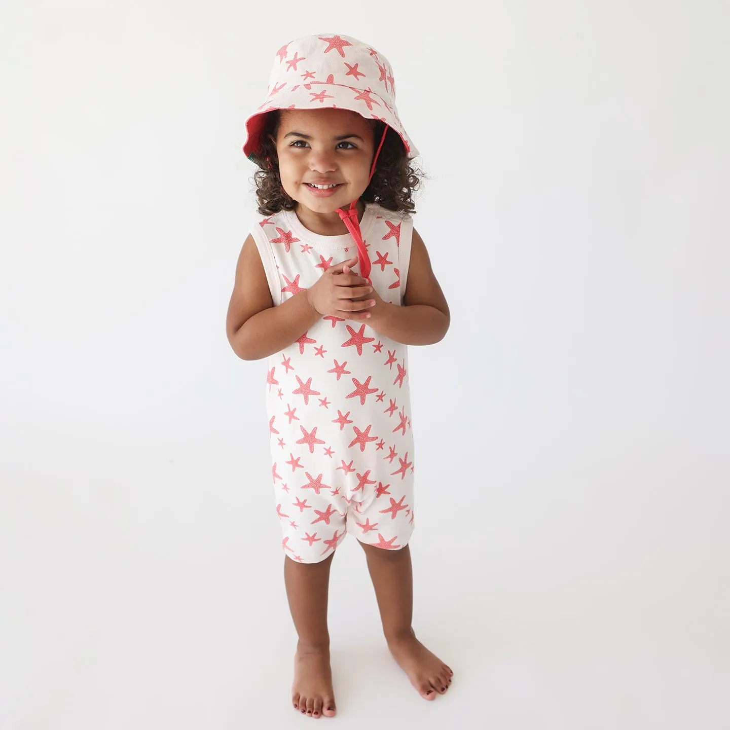Organic Tank Rompers - Signature Prints