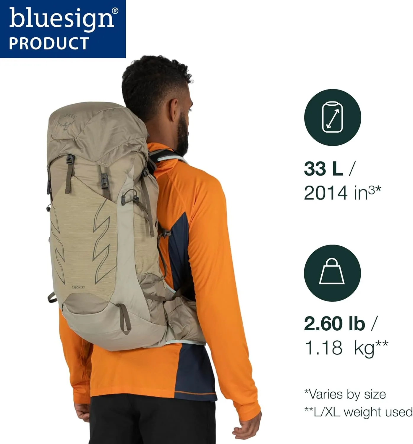 Osprey Talon 33 Sawdust/Earl Grey S/M