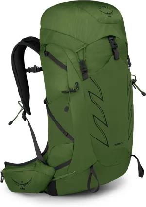 Osprey Talon 33L Men's Hiking Backpack with Hipbelt, Green Belt/Black, S/M