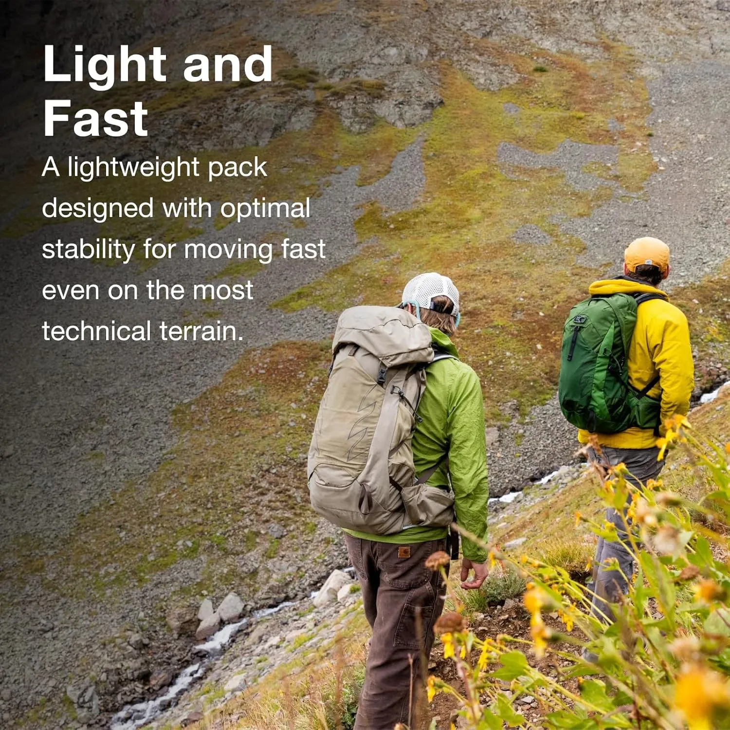 Osprey Talon 33L Men's Hiking Backpack with Hipbelt, Green Belt/Black, S/M