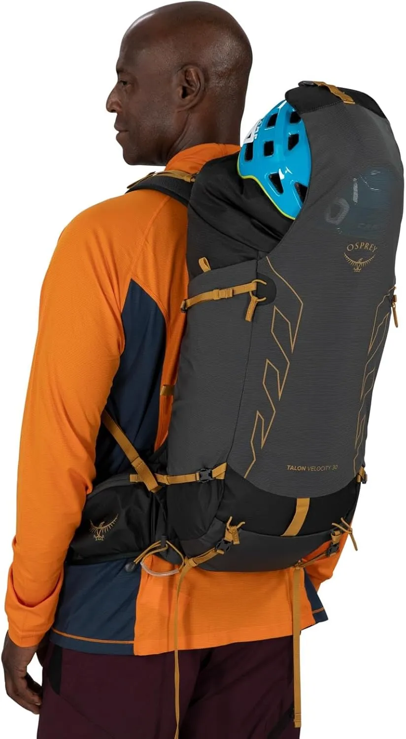 Osprey Talon Velocity 30L Men's Hiking Backpack, Matcha Green/Lemongrass, L/XL