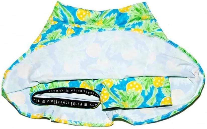 Pickleball Skirts, Pickleball Skorts, Women's Pickleball Apparel, A-Line Palms Skirt