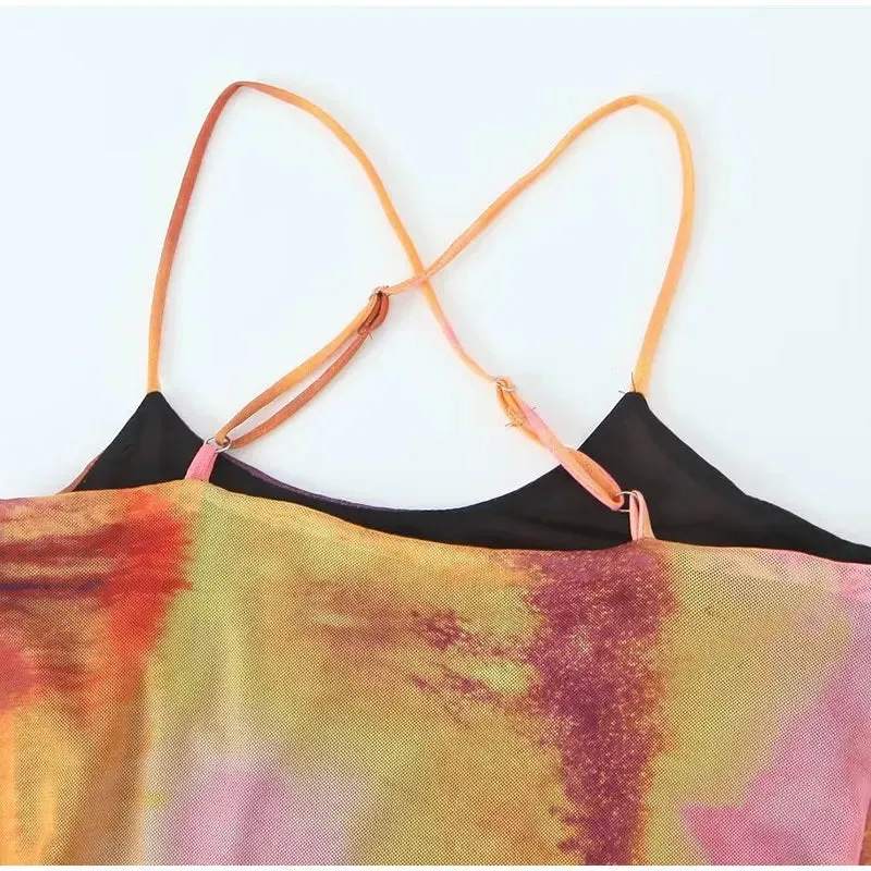 Pre Order:  Color Blend Convertible Straps Dress