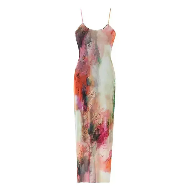 Pre Order:  Color Blend Convertible Straps Dress