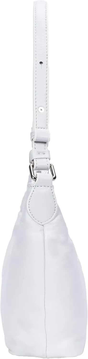 Premium Italian Leather Shoulder Bag for Women  100% Genuine Leather. Detachable & Adjustable Strap