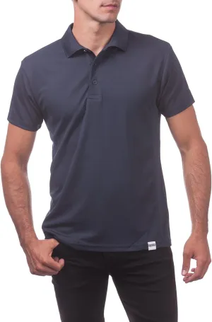 Pro Club Men's Performance Drypro Short Sleeve Polo