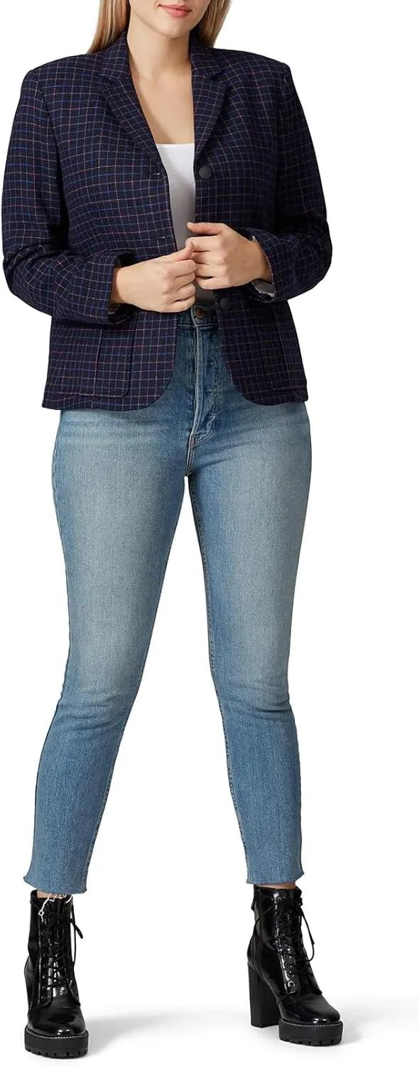rag & bone Rent The Runway Pre-Loved Nancie Check Blazer
