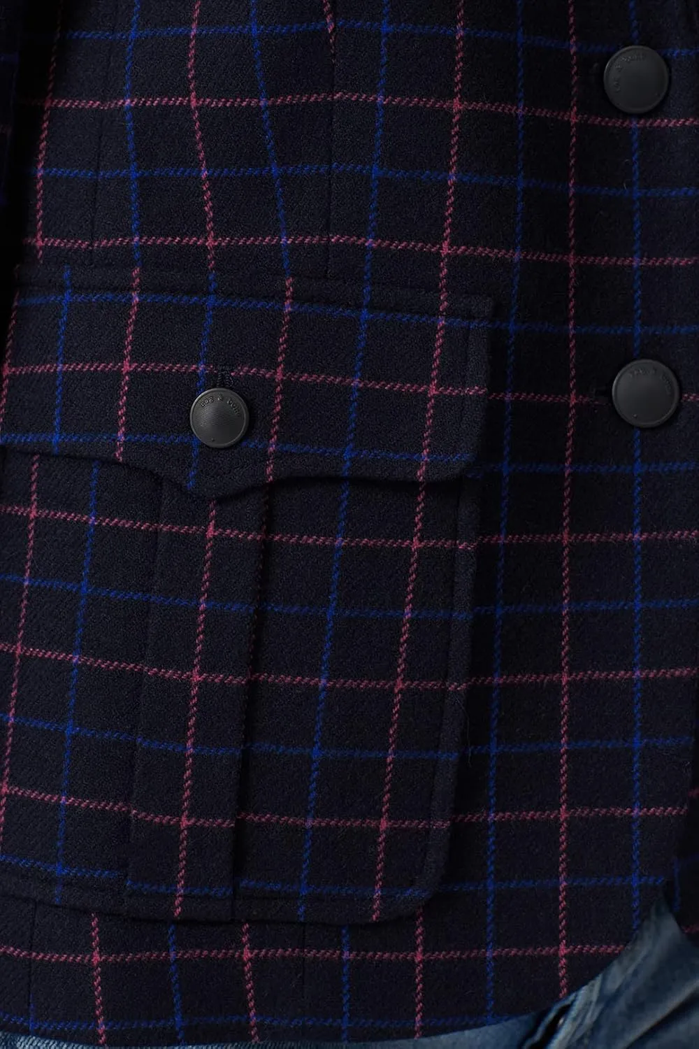 rag & bone Rent The Runway Pre-Loved Nancie Check Blazer