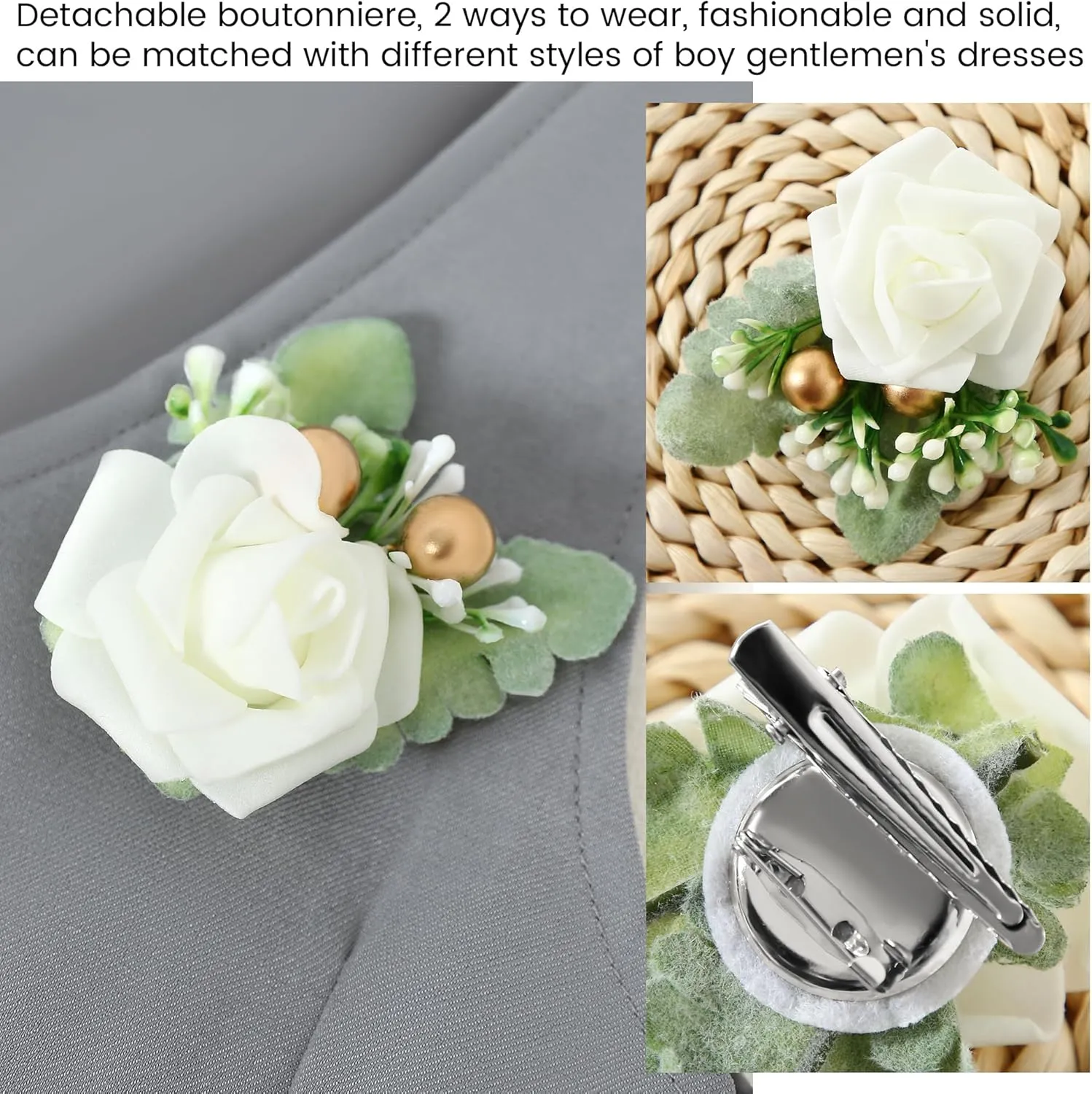 SANMIO Baby Boy Clothes Suits Infant Gentleman Outfit Collared Dress Shirt Vest Tie Corsage Pants 5Pcs Baby Suit Sets