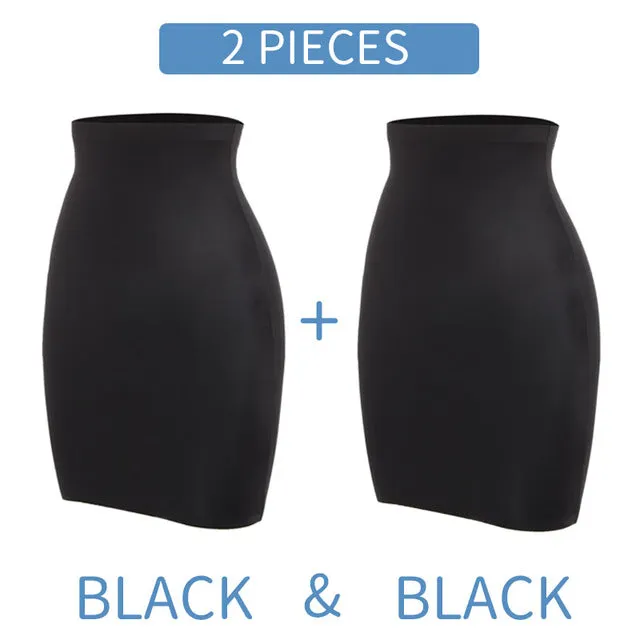 Seamless High Waist Tummy Control Half Slip