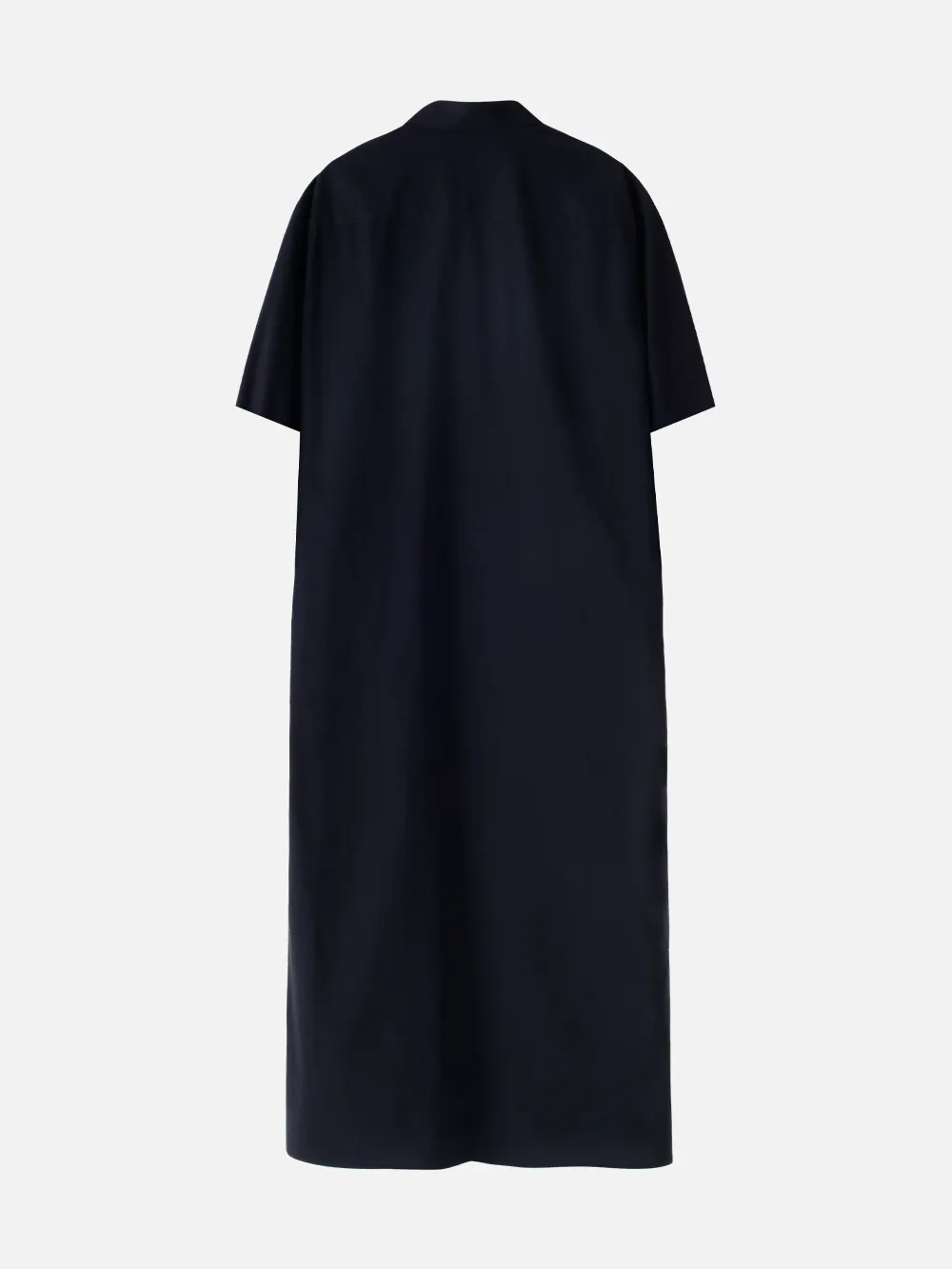 SHORT-SLEEVE PETER SHIRT DRESS (DARK NAVY)