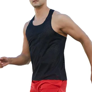 Tank Tops for Men Gym Athletic Shirts Sleeveless Running Vest Quick Dry Breathable Tops