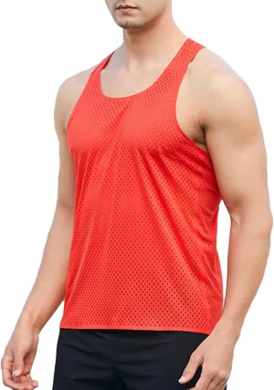 Tank Tops for Men Gym Athletic Shirts Sleeveless Running Vest Quick Dry Breathable Tops