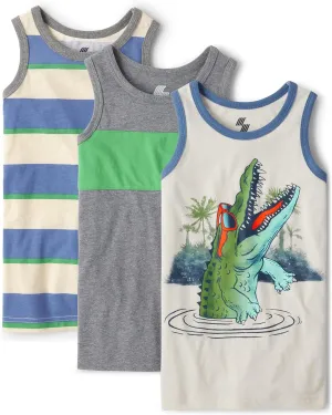The Children's Place Boys' Assorted Sleeveless Tank Tops