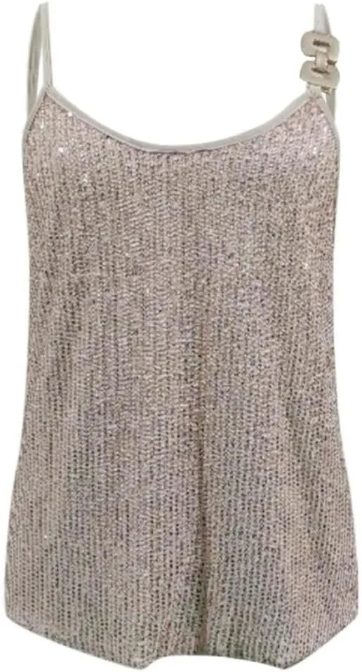 Women Spaghetti Strap V Neck Tank Tops Camisole Sleeveless Blouse