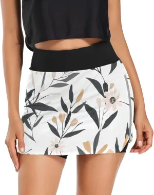 Women Tennis Skirts Golf Athletic Activewear Skorts with Pockets Summer Mini Skirt Shorts for Workout Running Hiking