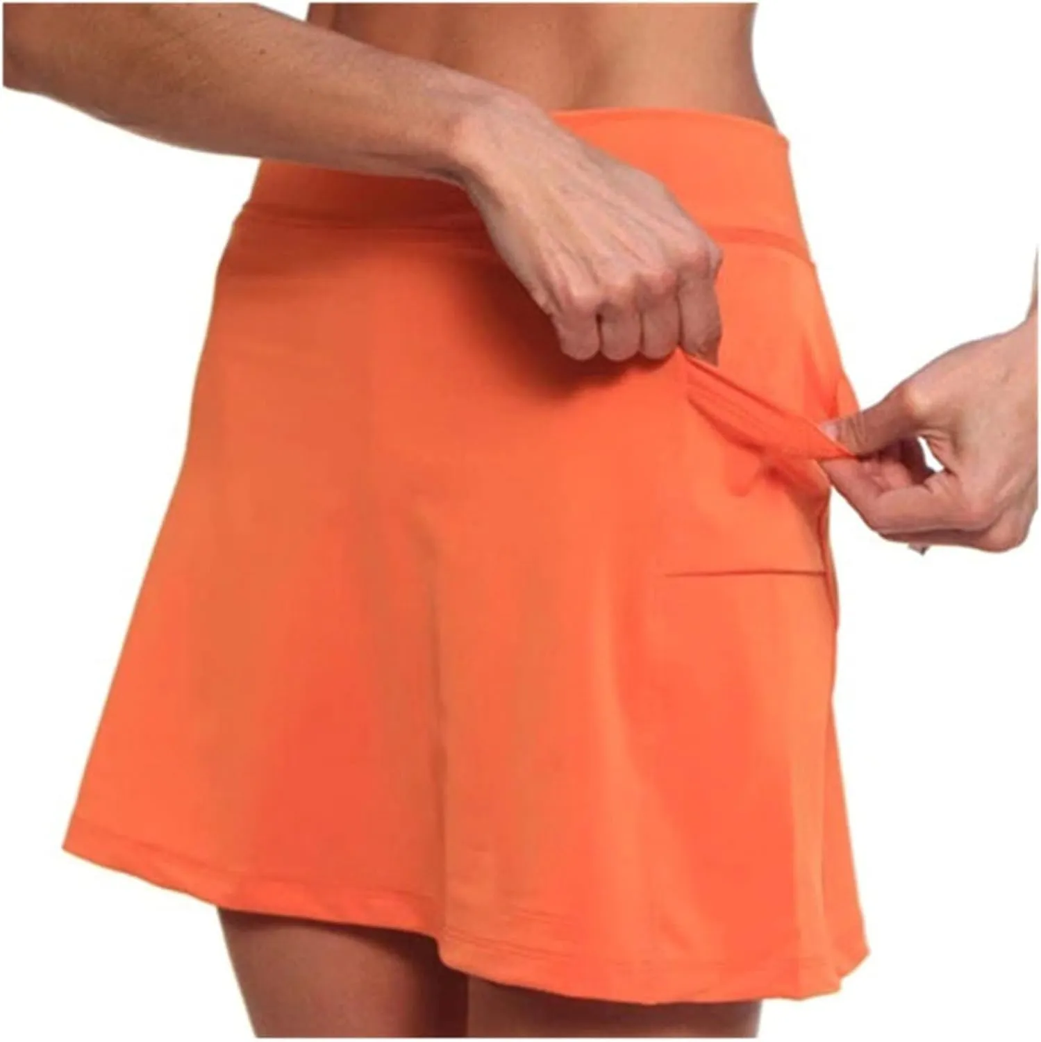 Womens Athletic Skort Tummy Control Skirt with Shorts High Waist Elastic Waist Gym Sport Yoga Tennis Activewear