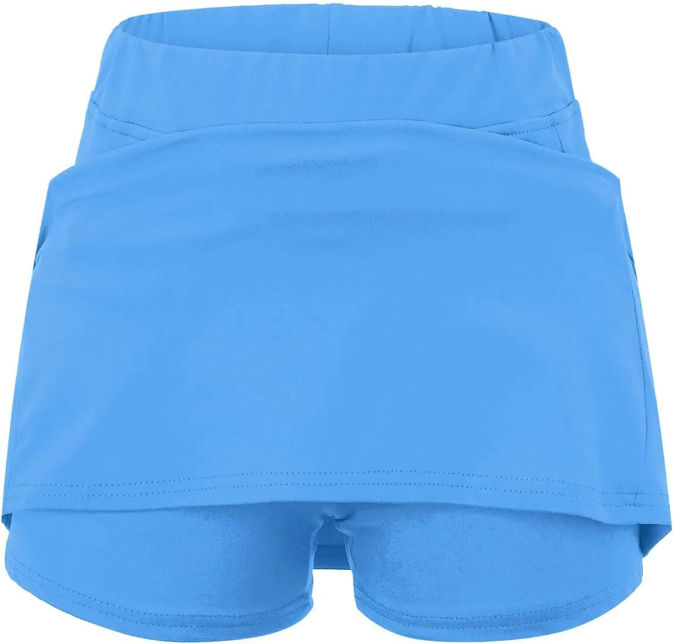 Womens Athletic Skort Tummy Control Skirt with Shorts High Waist Elastic Waist Gym Sport Yoga Tennis Activewear