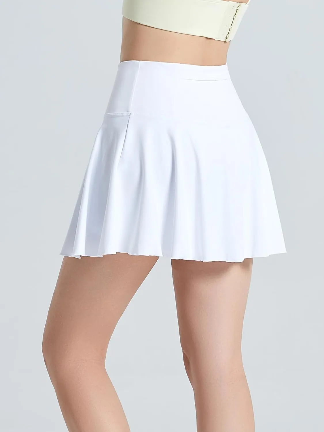 Women's Athletic Tennis Skirts with Pockets Pickleball Workout Skorts
