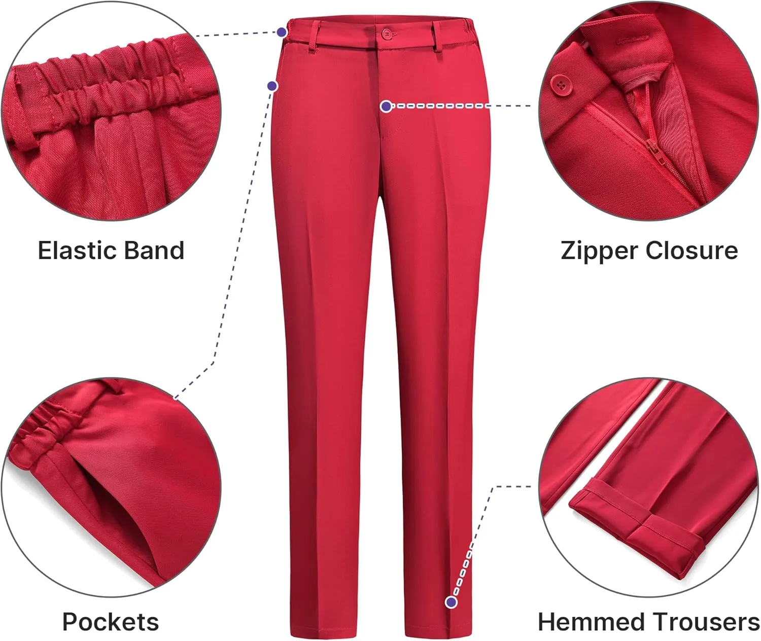 Women's Pants Suit Solid Jacket 2 Piece Set Irregular Blazer Suit Business Casual