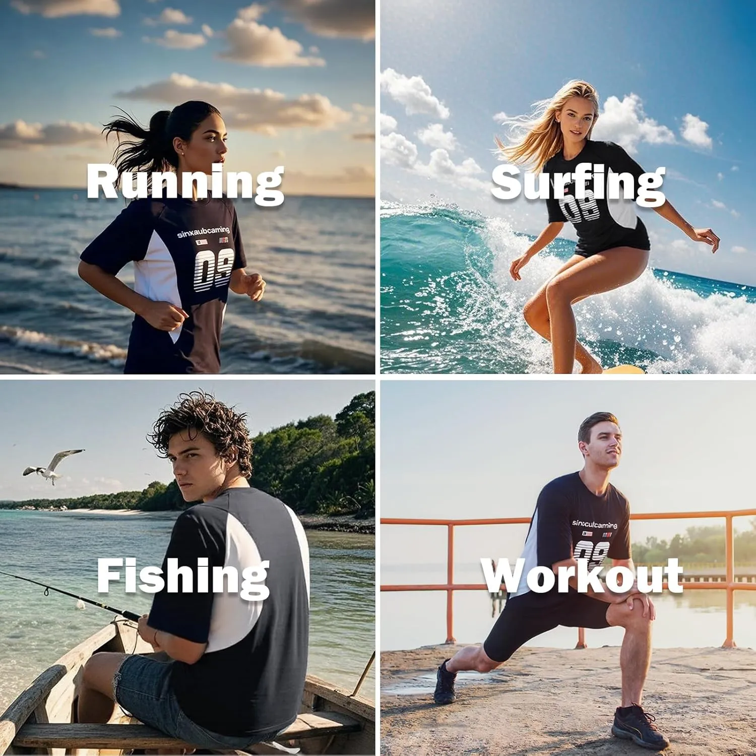 Women's Quick-Dry Workout T-Shirts - Moisture Wicking Fitness Tops for Running & Yoga