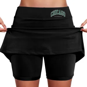 Womens Skorts with Pockets Summer Tummy Control Workout Golf Athletic Tennis Skirt with Shorts Casual Activewear