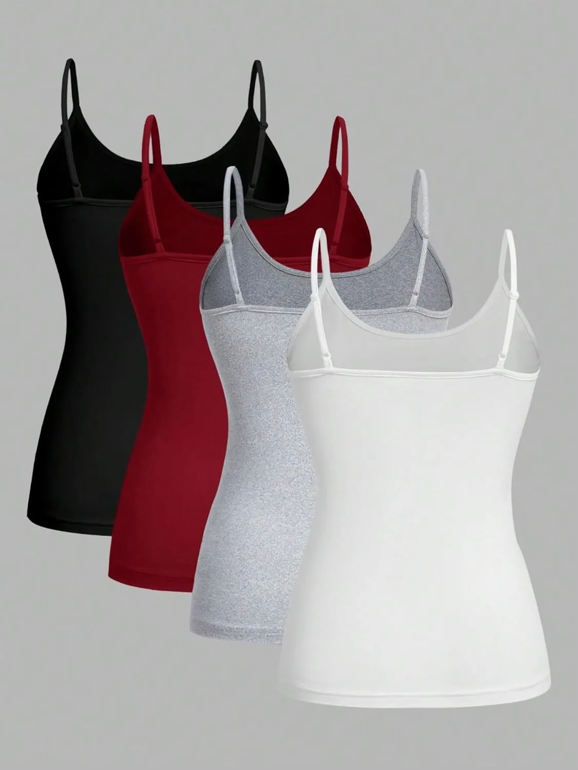 Womens Sleeveless Camisole Tank Tops Blouse Spaghetti Strap Casual Camisole Tank Tops