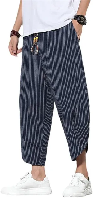 Xingfenly Men Autumn Ankle-Length Pants Solid Harem Hip Hop Korean Style Joggers Male High Street Clothes Trousers