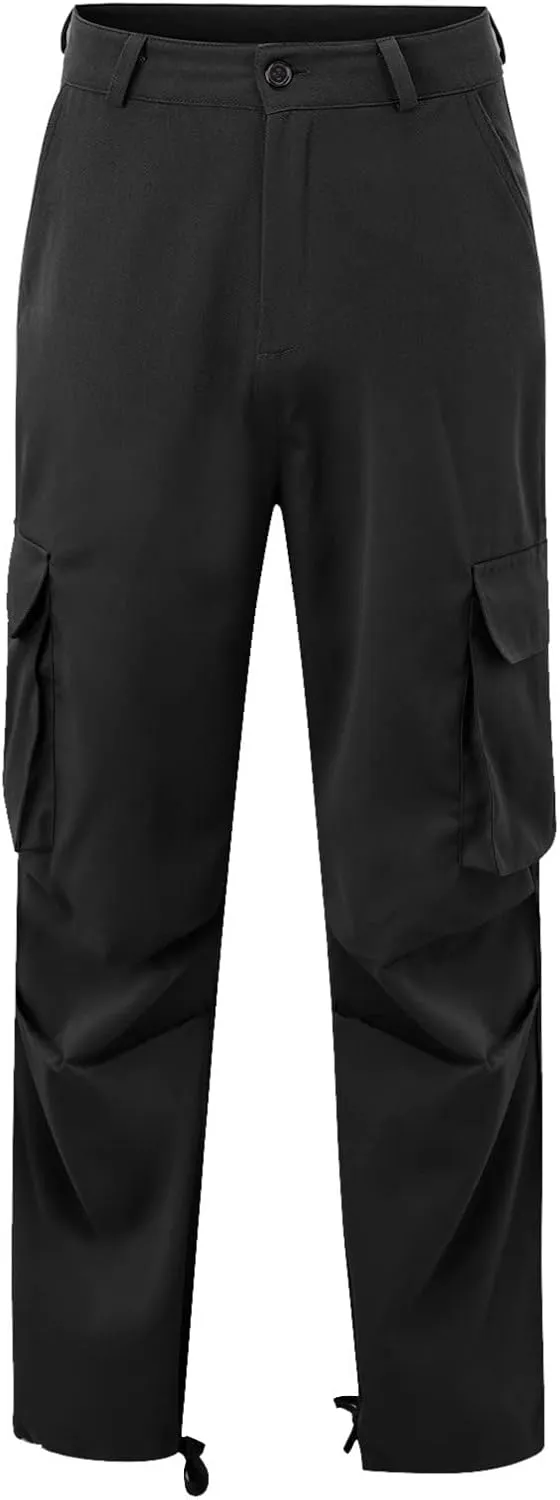 XUNRYAN Cargo Pants Mens Loose Fit Sweatpants Lightweight Joggers Workout Athletic Running Pants Long Trousers Activewear