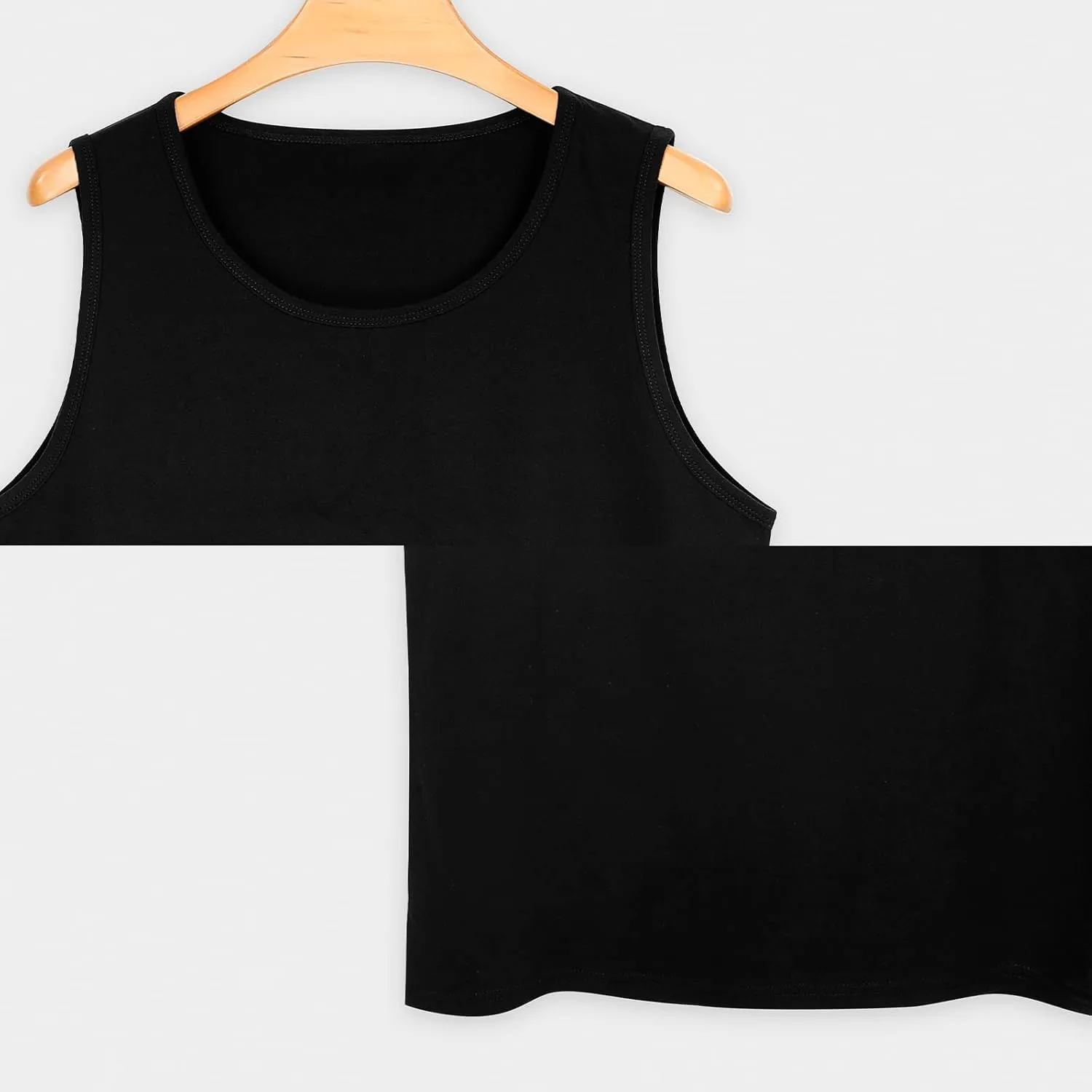 Yin and Yang Mandala Buddhism Mens Tank Top Cotton Undershirt Crewneck Sleeveless Shirt for Summer