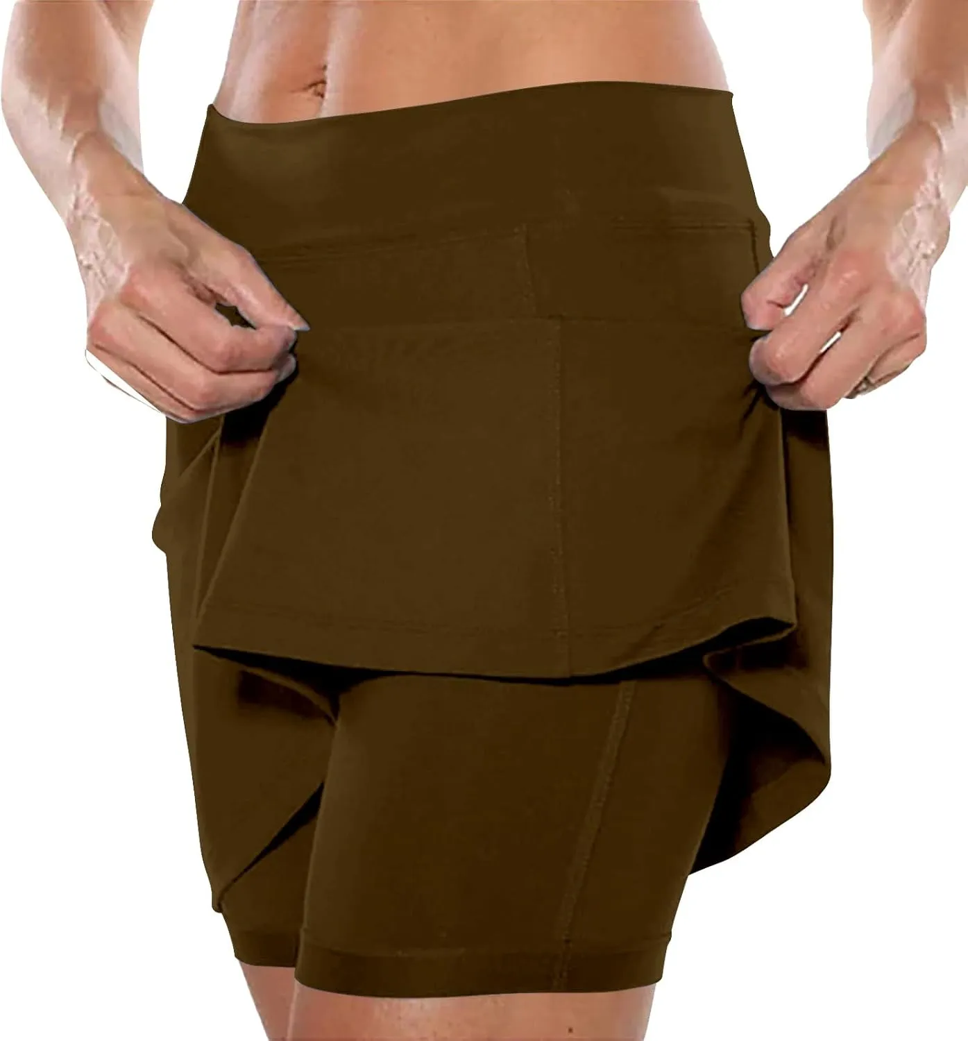 Yoga Shorts for Women Plus Size Lightweight Elastic Waist Short Pants Cycling Hiking Running Activewear